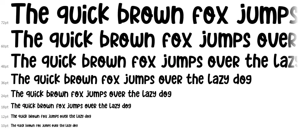 Lazy Meowfont waterfall