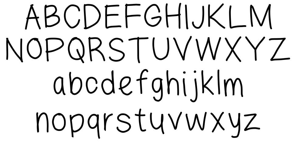 Lazyfont font specimens