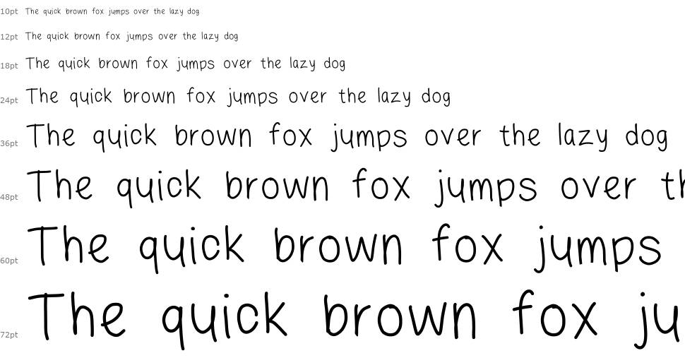 Lazyfont font Waterfall