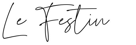Le Festin шрифт