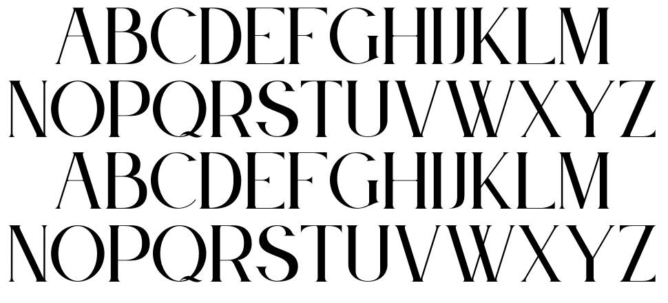 Le Jour Serif 字形 标本