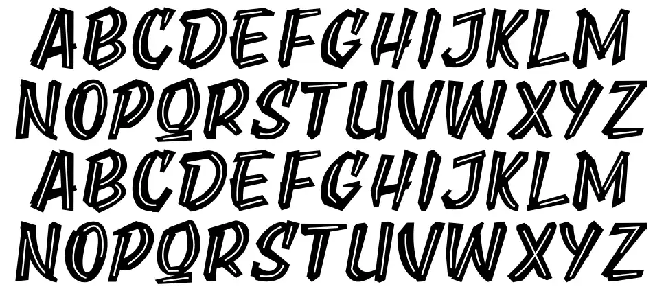 Leader Kidsfont specimens