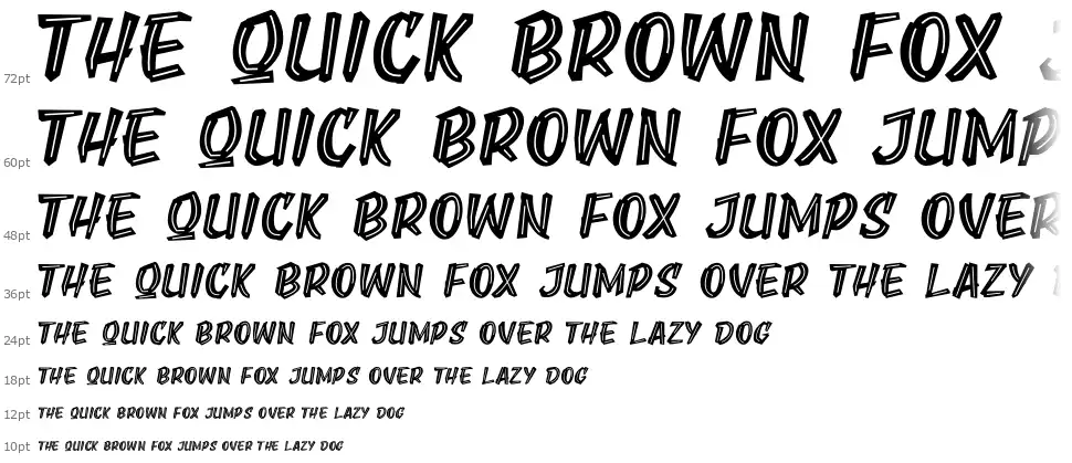 Leader Kidsfont waterfall
