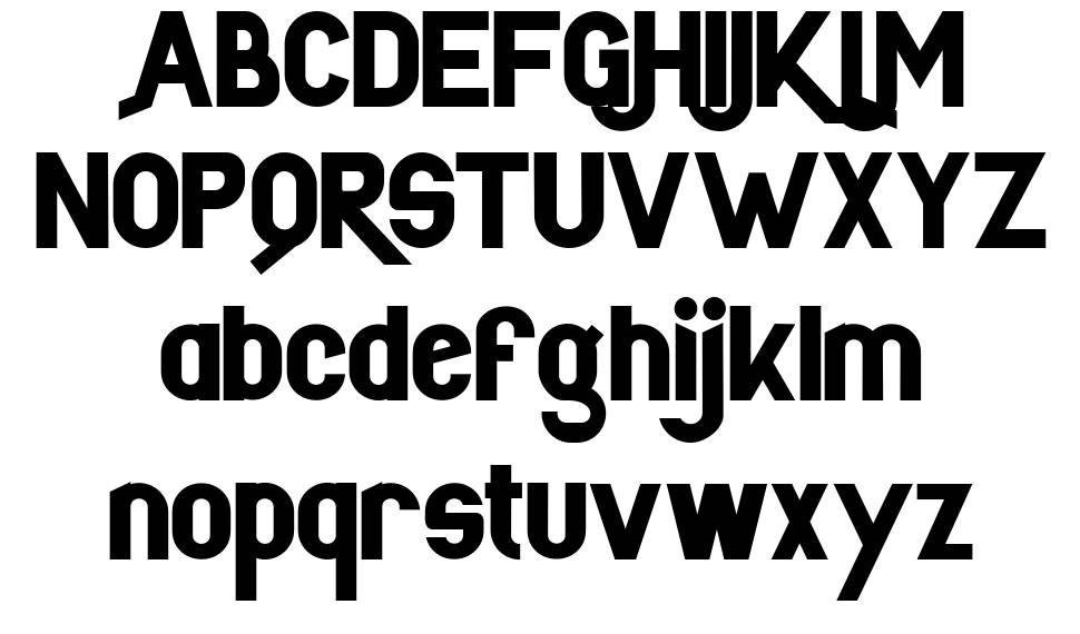Leafer font specimens