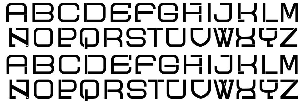 League font specimens