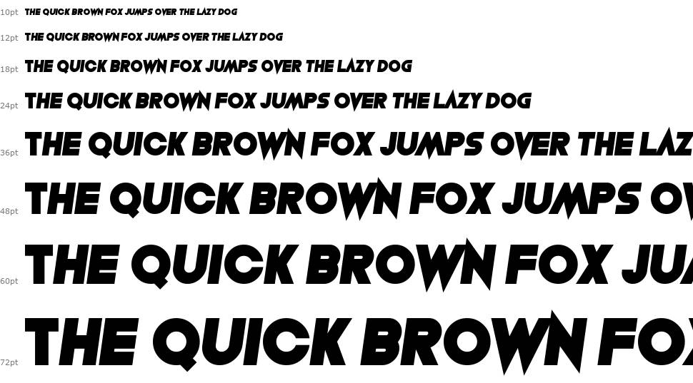 Lean Foreword font Waterfall
