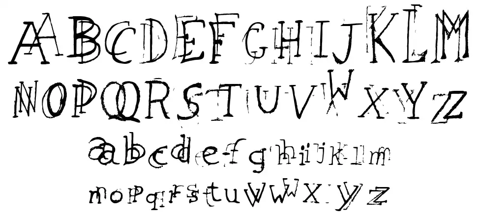 Leaping Typewriterfont specimens