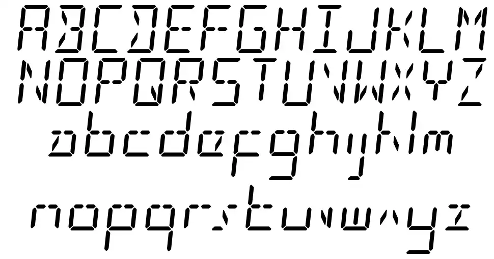 LED Sled font by Iconian Fonts FontRiver