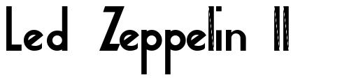 Led Zeppelin II font
