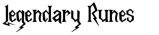 Legendary Runes schriftart