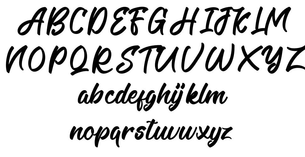 Legilature 字形 标本