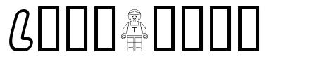 Legothick font