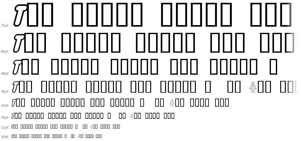 Legothick font by | FontRiver