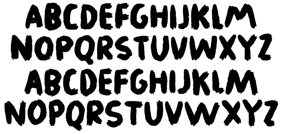 Legworkfont specimens