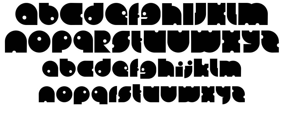 Lein Bold font specimens