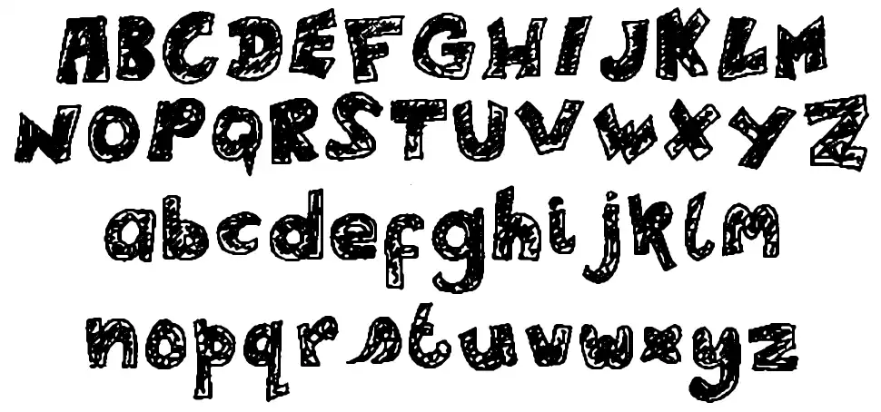 Lele's Scribadoofont specimens