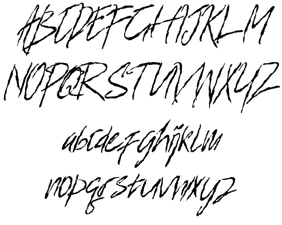 Leluhur フォント 標本