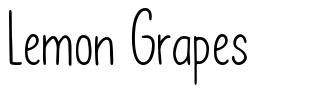 Lemon Grapes font