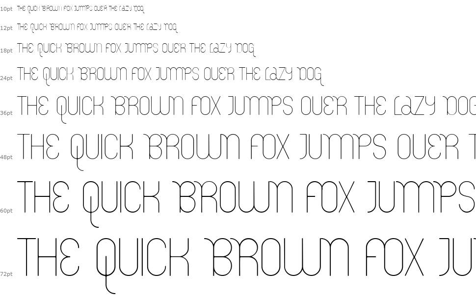 Lemur Light шрифт Водопад