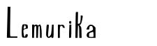 Lemurika 字形