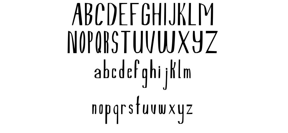 Lemurika 字形 标本