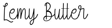 Lemy Butter font