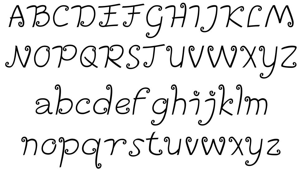 Lencir font specimens