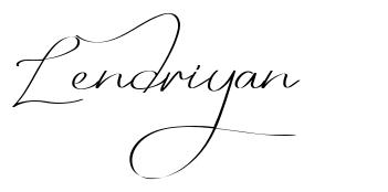Lendriyan 字形
