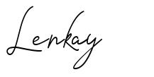Lenkay font