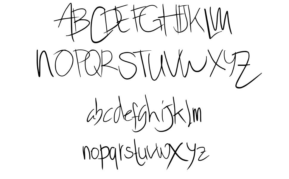 Lentera font Örnekler