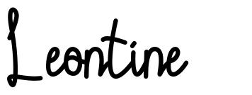 Leontine font