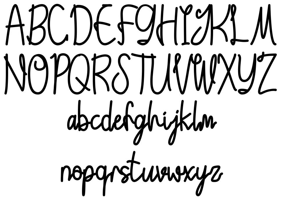 Leontine schriftart vorschau