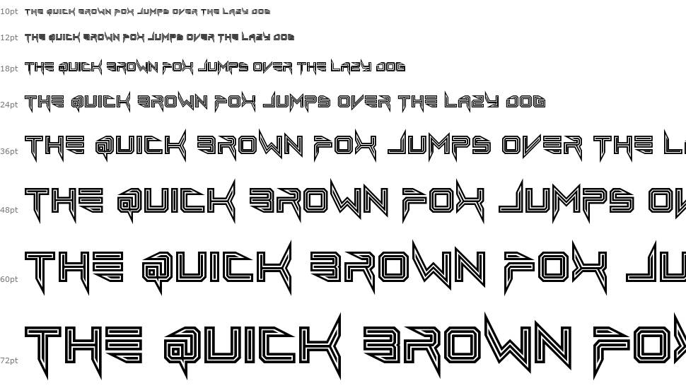 Lethal Injector font Waterfall