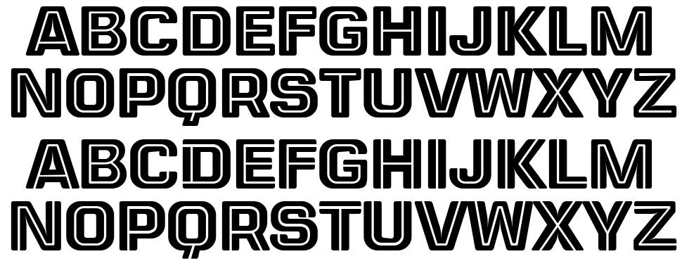 Letrera Caps font Örnekler