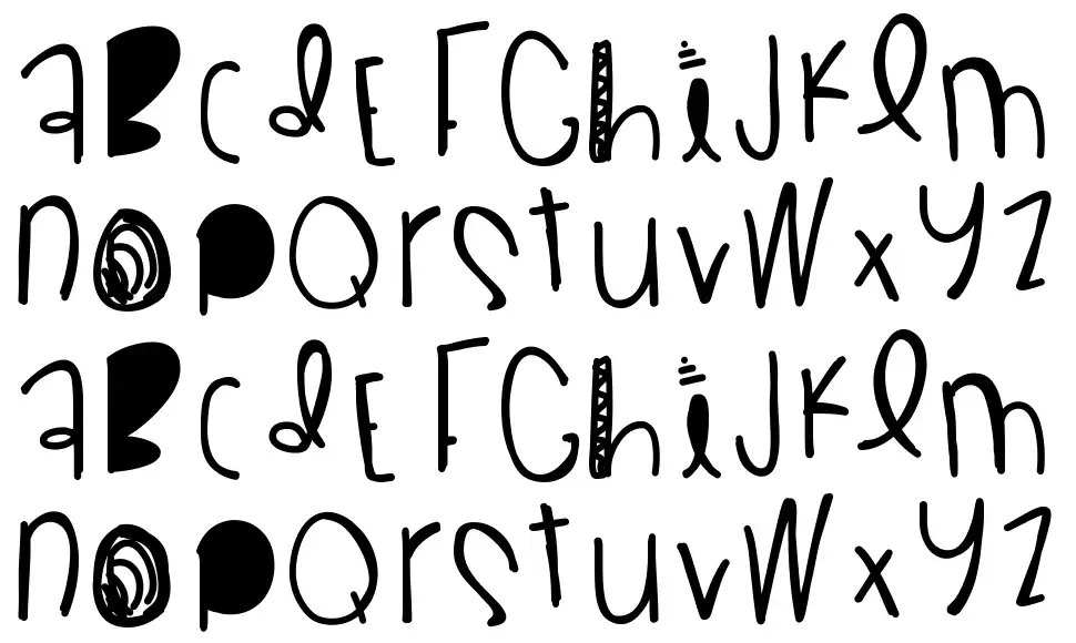 Lets Flyfont specimens
