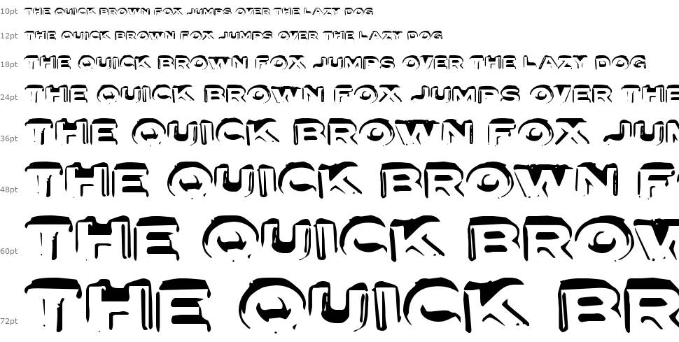 Letter Set font Şelale