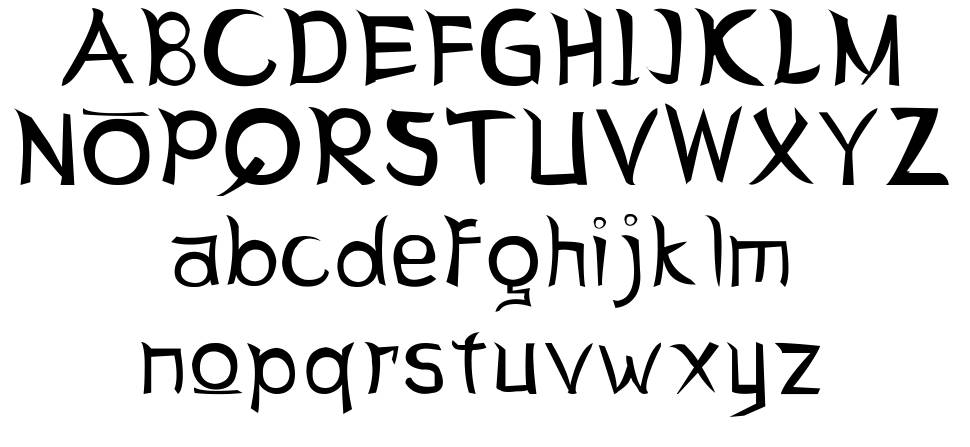 Letter Sseungi font specimens