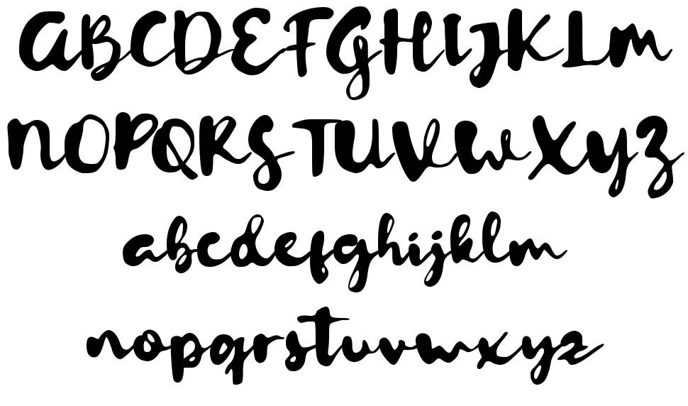 Letterink font specimens
