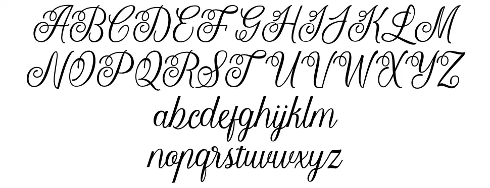Letterlinefont specimens