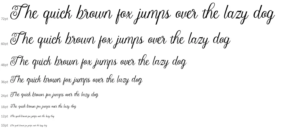 Letterlinefont waterfall