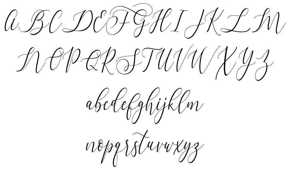 Letternisa font Örnekler