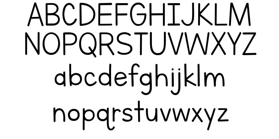 Letters for Learners font specimens