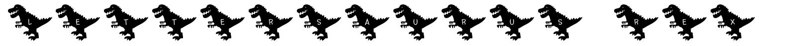 Lettersaurus Rex font