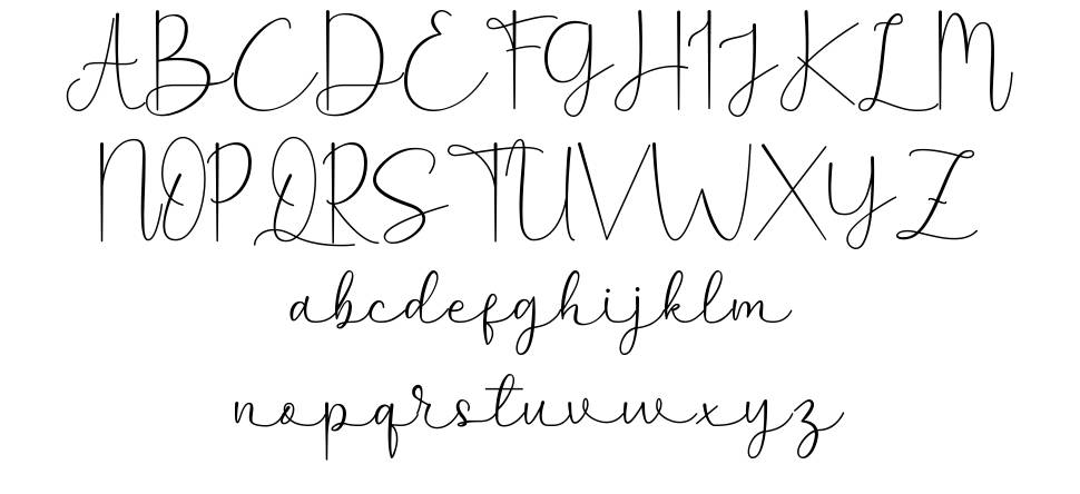 Lettersign font Örnekler