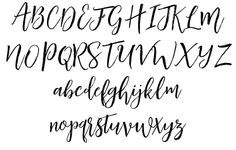 Lettersmith font specimens