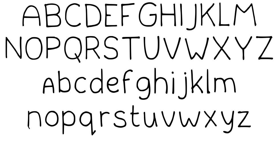 Lettertype Mies font specimens