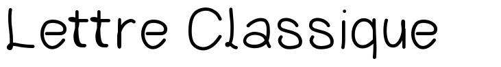 Lettre Classique шрифт