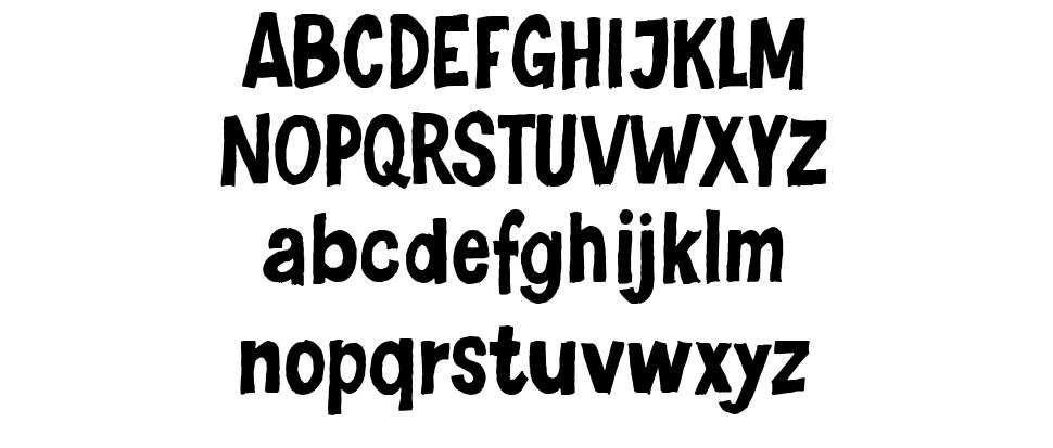 Levi Naive Letter font specimens