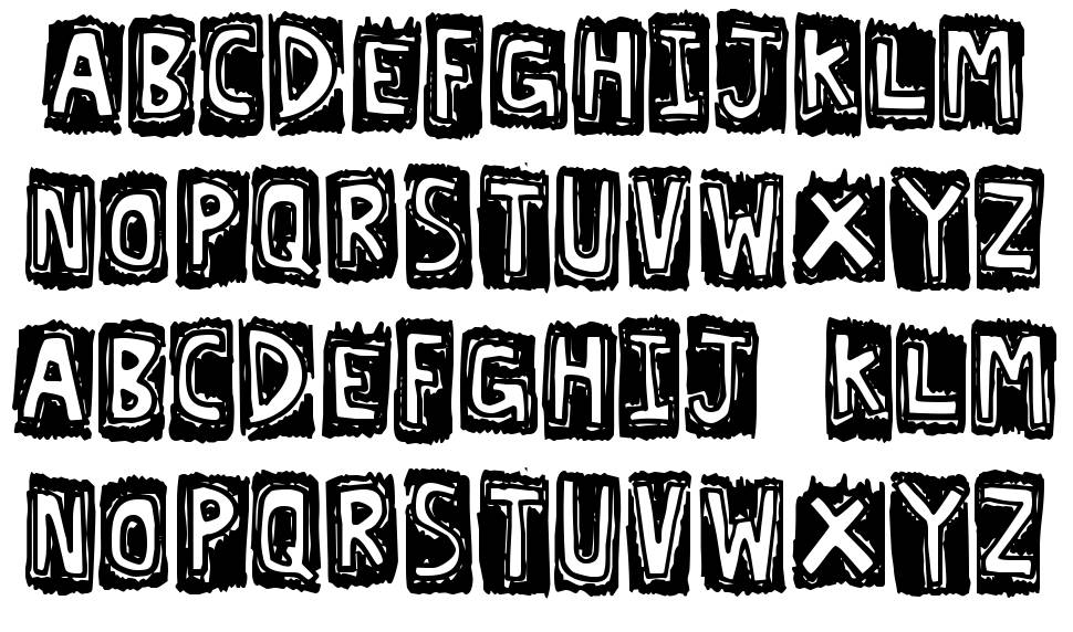 Lexographer font specimens