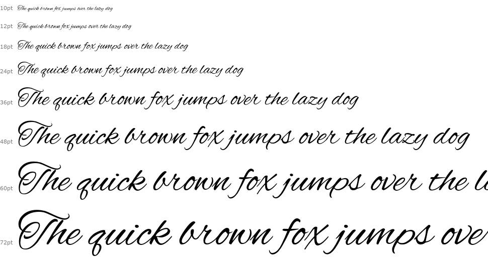 Lexys Rose font Waterfall